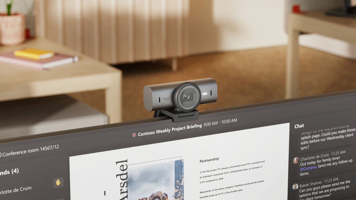 Logitech MX Brio 705 - 8.5 MP 4096 x 2160 pixels USB Webcam