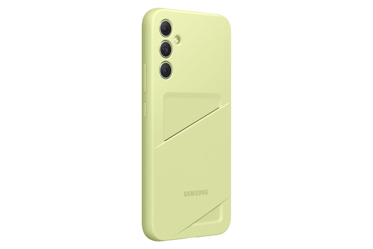 Samsung Card Slot Case for Galaxy A34 in Lime