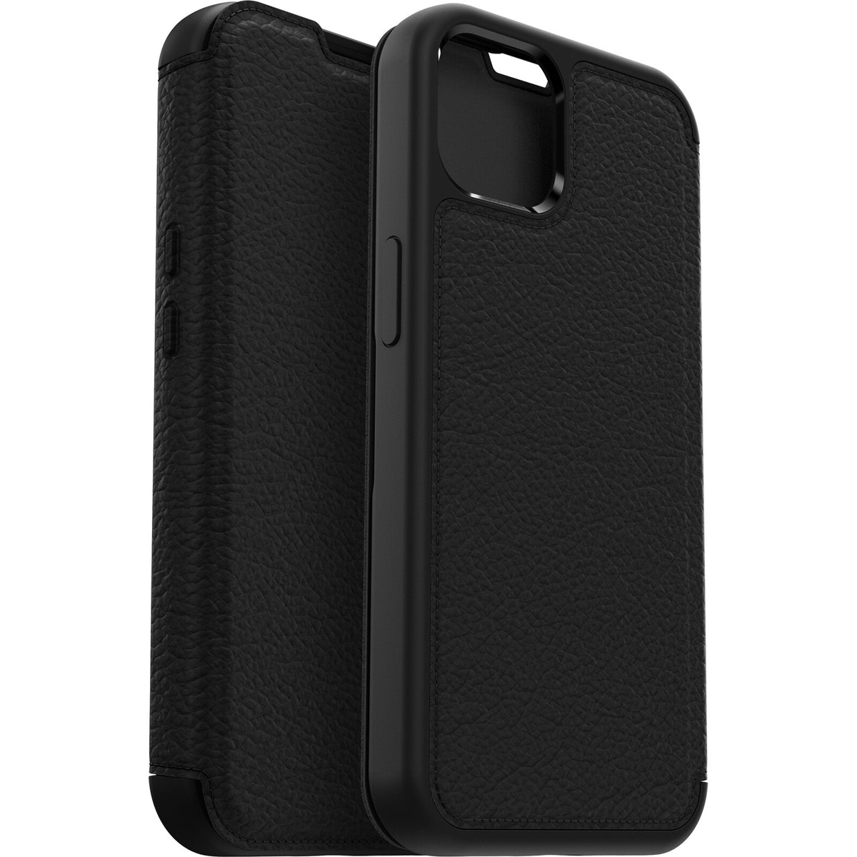 OtterBox Strada Folio Series for iPhone 13 in Black - No Packaging