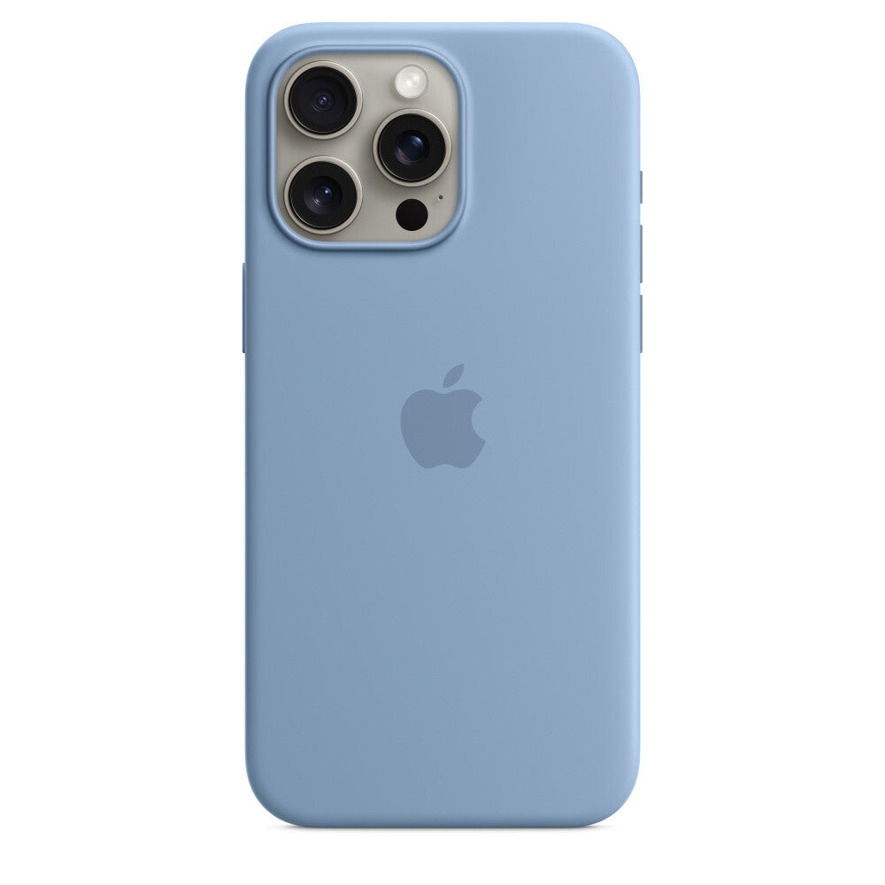 Apple MT1Y3ZM/A - Silicone Case with MagSafe for iPhone 15 Pro Max in Winter Blue
