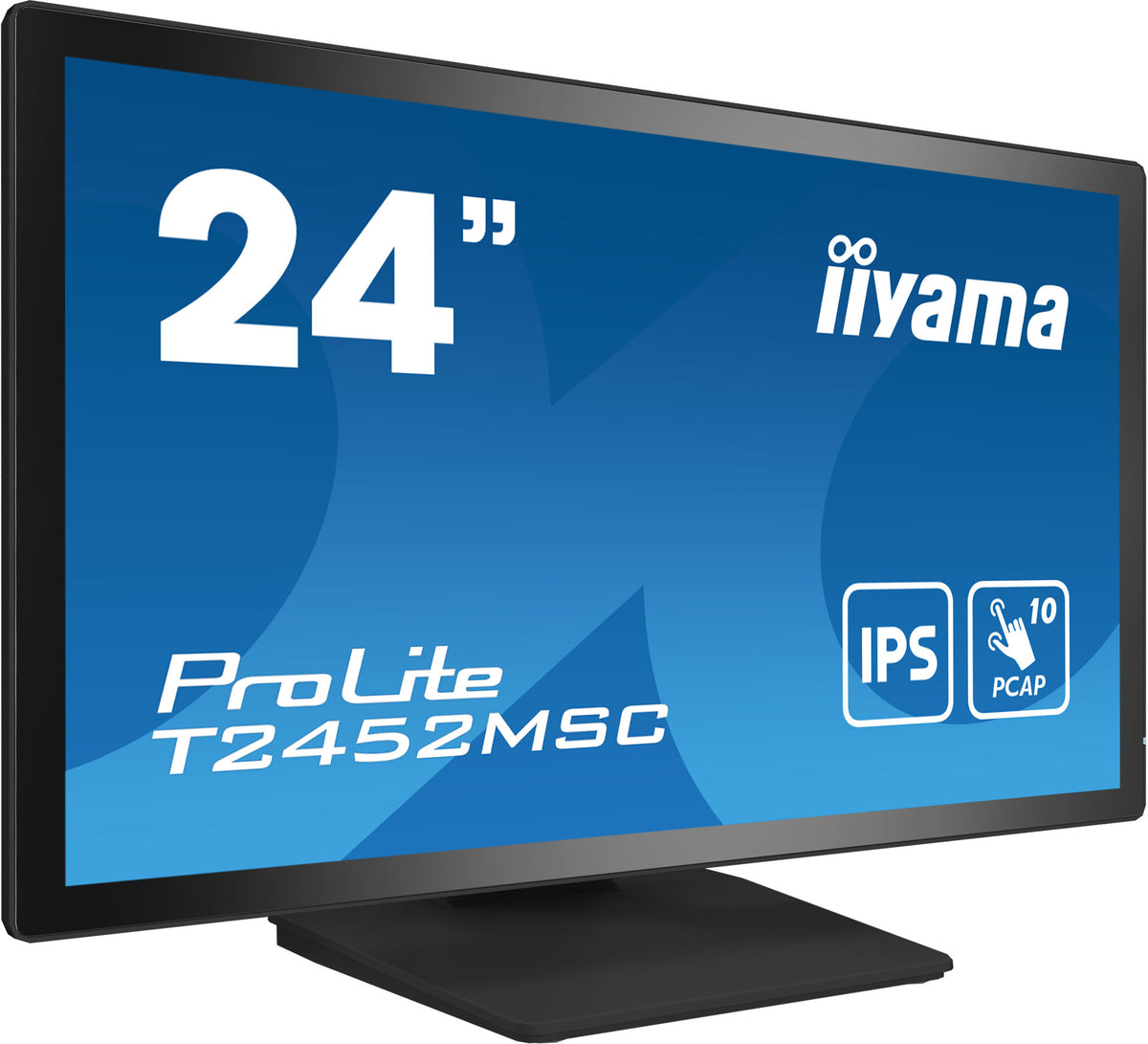 iiyama ProLite T2452MSC-B1 - 60.5 cm (23.8&quot;) - 1920 x 1080 pixels FHD LCD Touchscreen Monitor