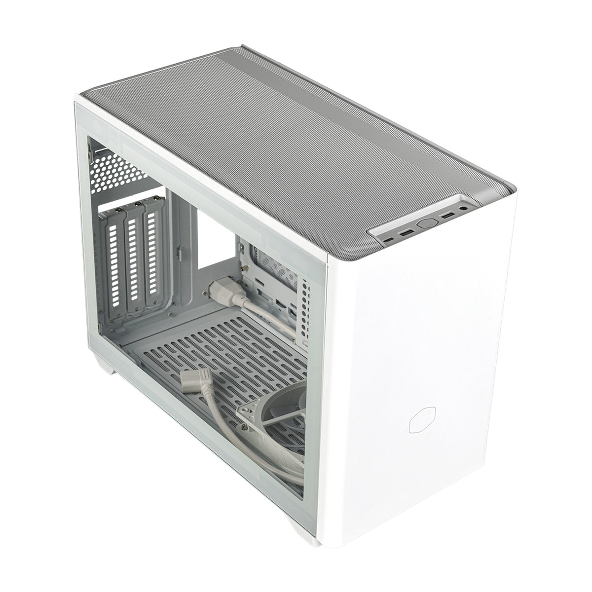 Cooler Master MasterBox NR200P V2 - Mini ITX Desktop Case in White