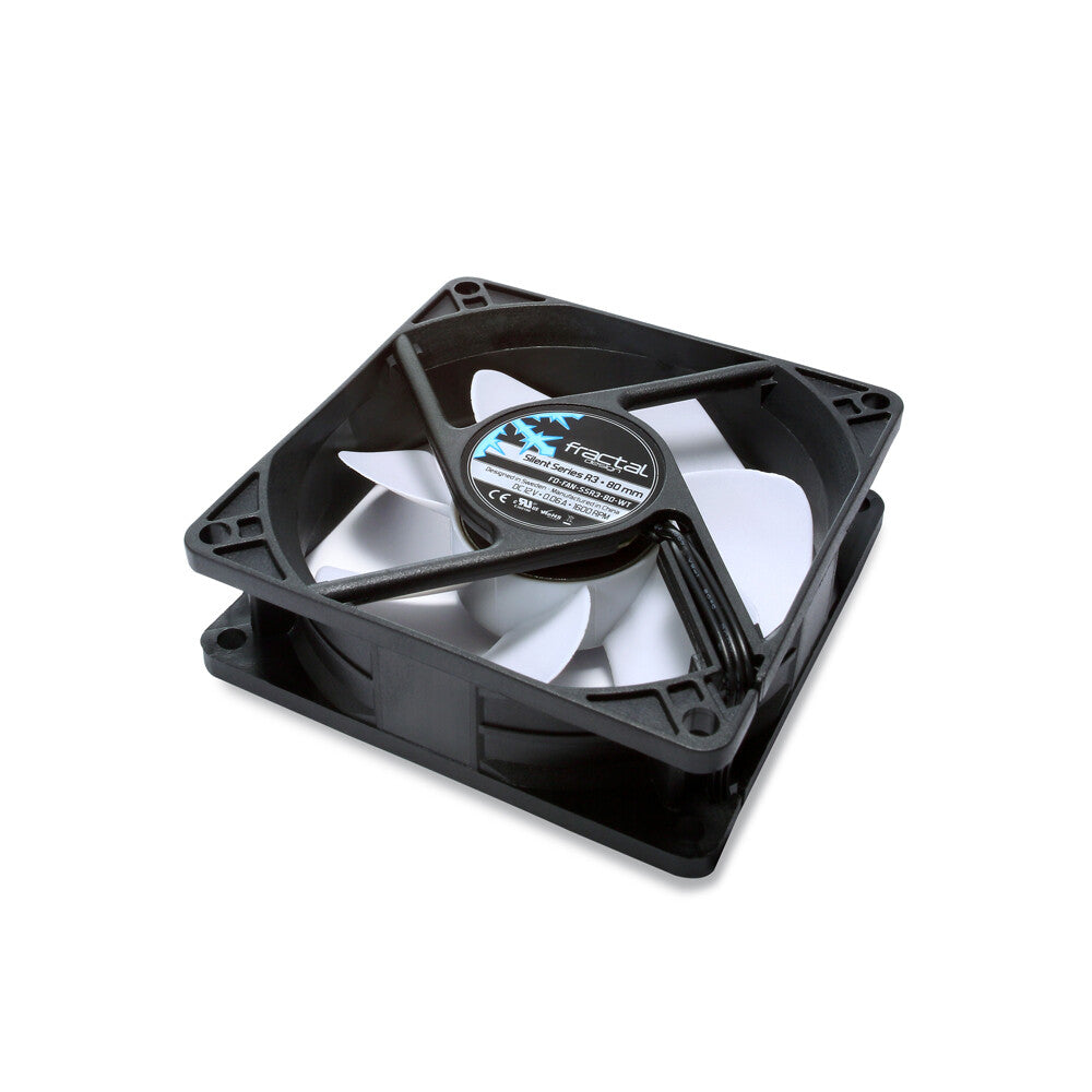 Fractal Design Silent Series R3 - Computer case Fan in Black / White - 80mm