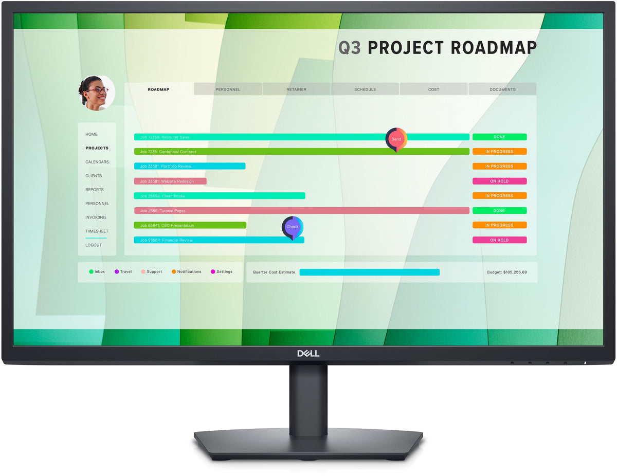 DELL E2723HN - 68.6 cm (27&quot;) - 1920 x 1080 pixels FHD LCD Monitor