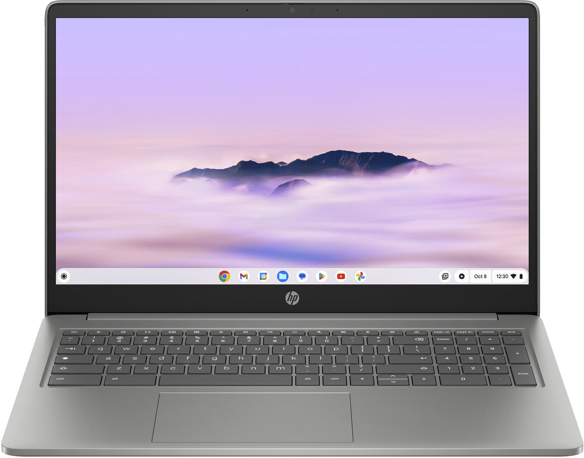 HP Chromebook Plus - 39.6 cm (15.6&quot;) - Intel® Core™ i3-N305 - 8 GB LPDDR5-SDRAM - 256 GB Flash - Wi-Fi 6 - ChromeOS - Silver