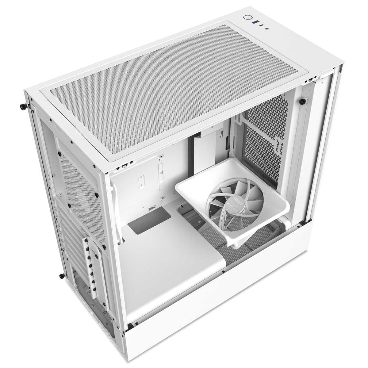NZXT H5 Flow - ATX Mid Tower Case in White