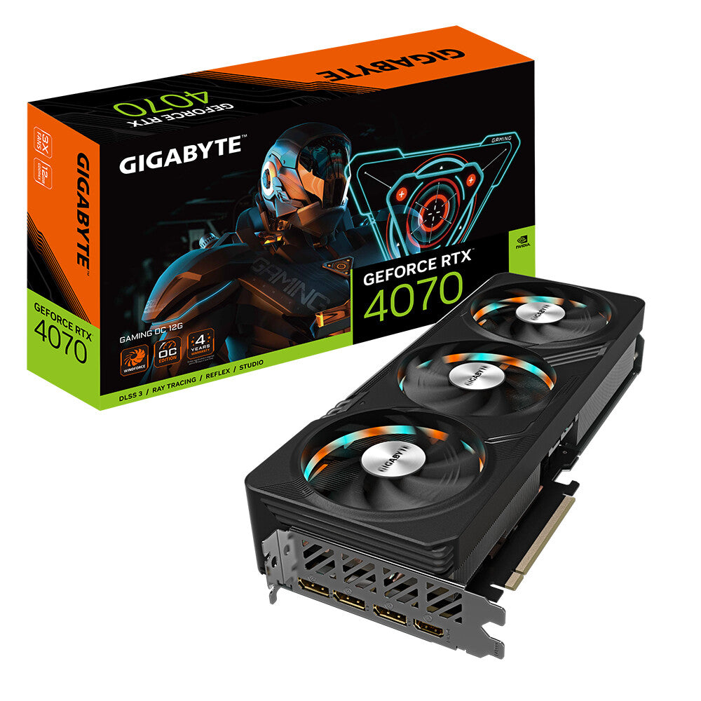 Gigabyte GAMING OC 12G - NVIDIA 12 GB GDDR6X GeForce RTX 4070 graphics card