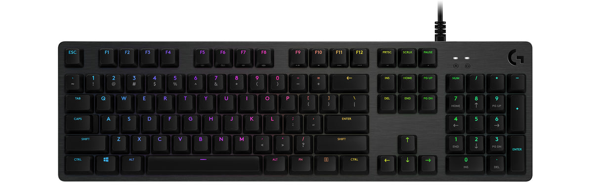 Logitech G - G512 CARBON LIGHTSYNC RGB - Brown switch Mechanical Gaming Keyboard