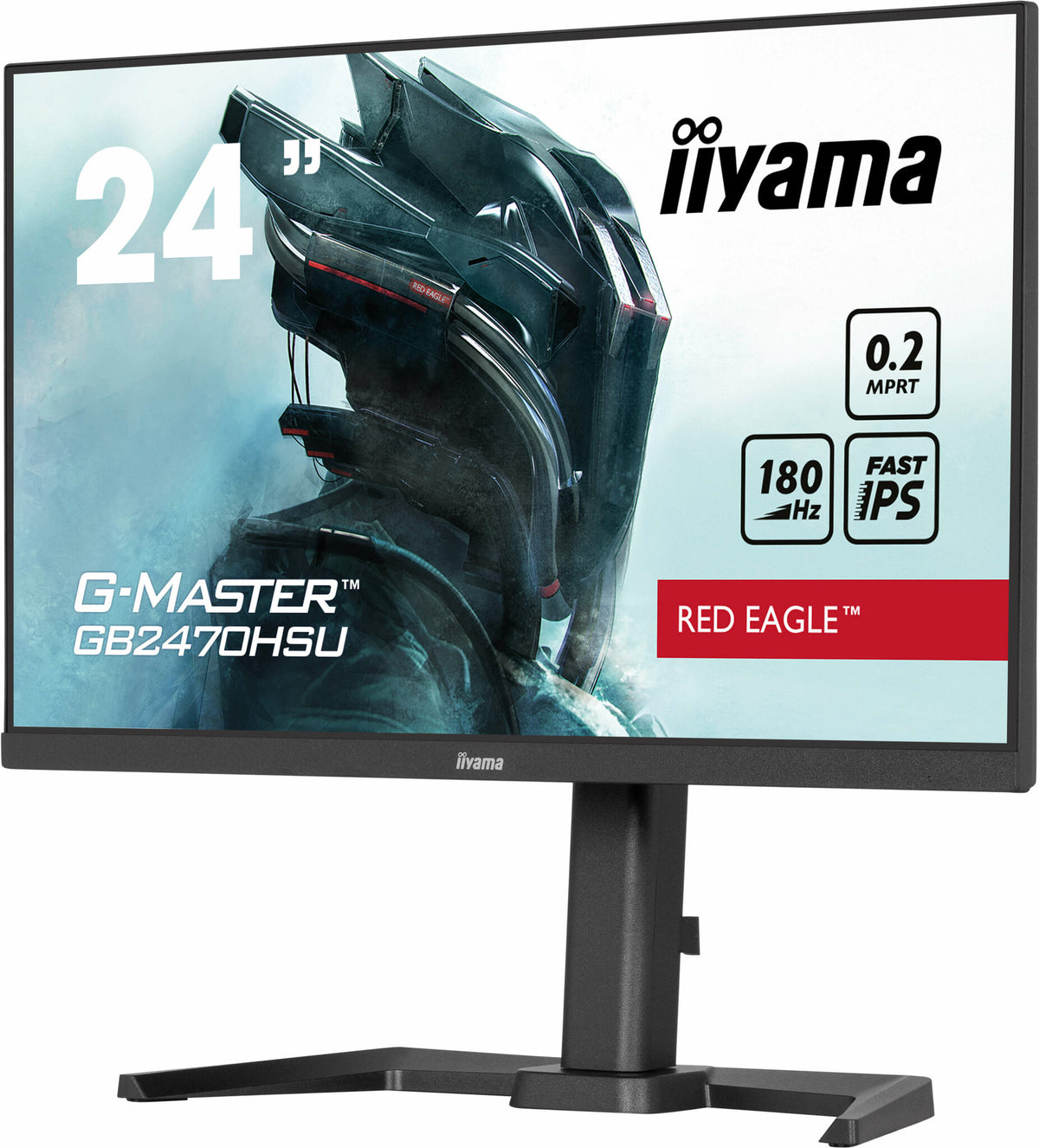 iiyama G-MASTER GB2470HSU-B6 - 60.5 cm (23.8&quot;) - 1920 x 1080 pixels Full HD LCD Monitor