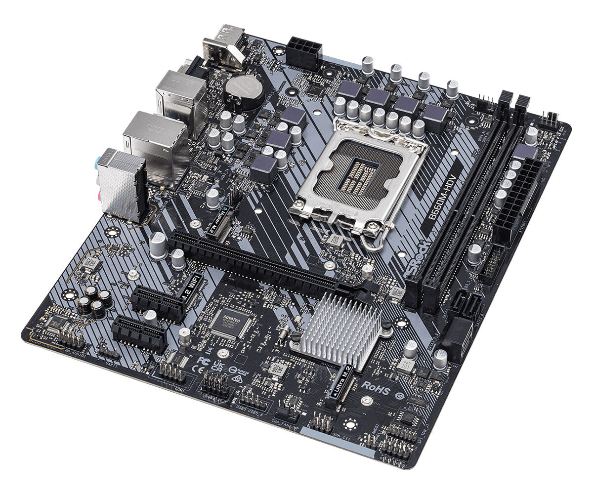 Asrock B660M-HDV micro ATX motherboard - Intel B660 LGA 1700