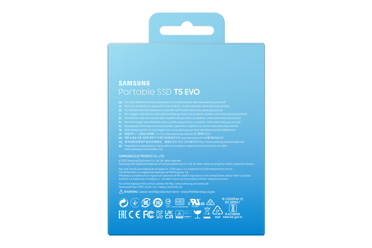 Samsung T5 EVO Portable SSD - 2 TB