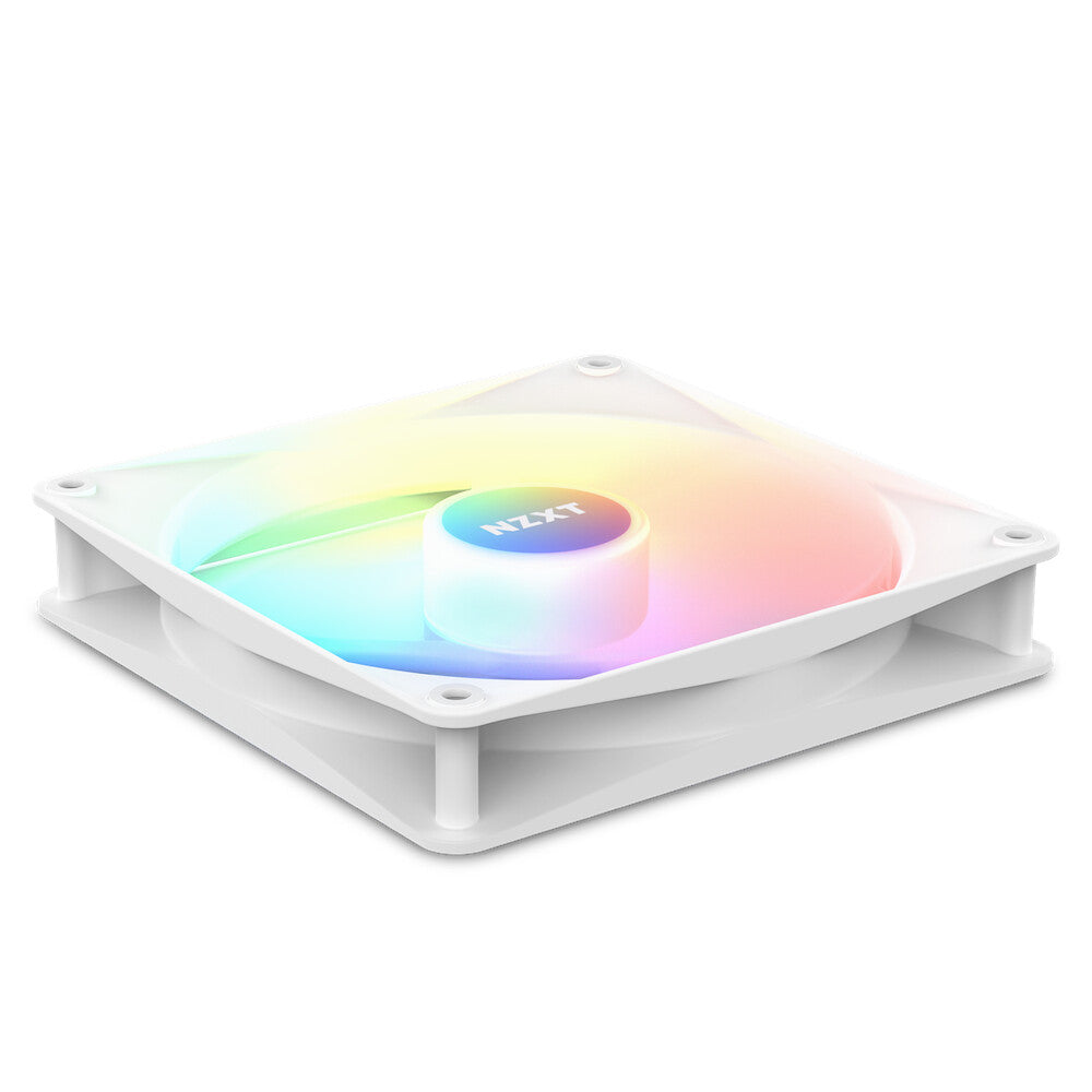 NZXT F120 Core RGB - Computer Case Fan in White - 120mm (Pack of 3)