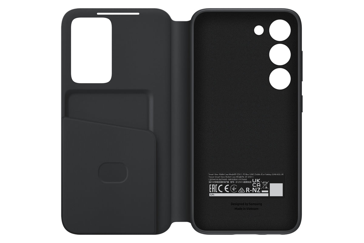 Samsung Smart View Wallet Case for Galaxy S23 in Black