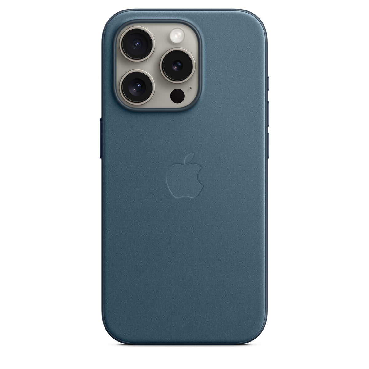Apple MT4Q3ZM/A - FineWoven Case with MagSafe for iPhone 15 Pro in Pacific Blue