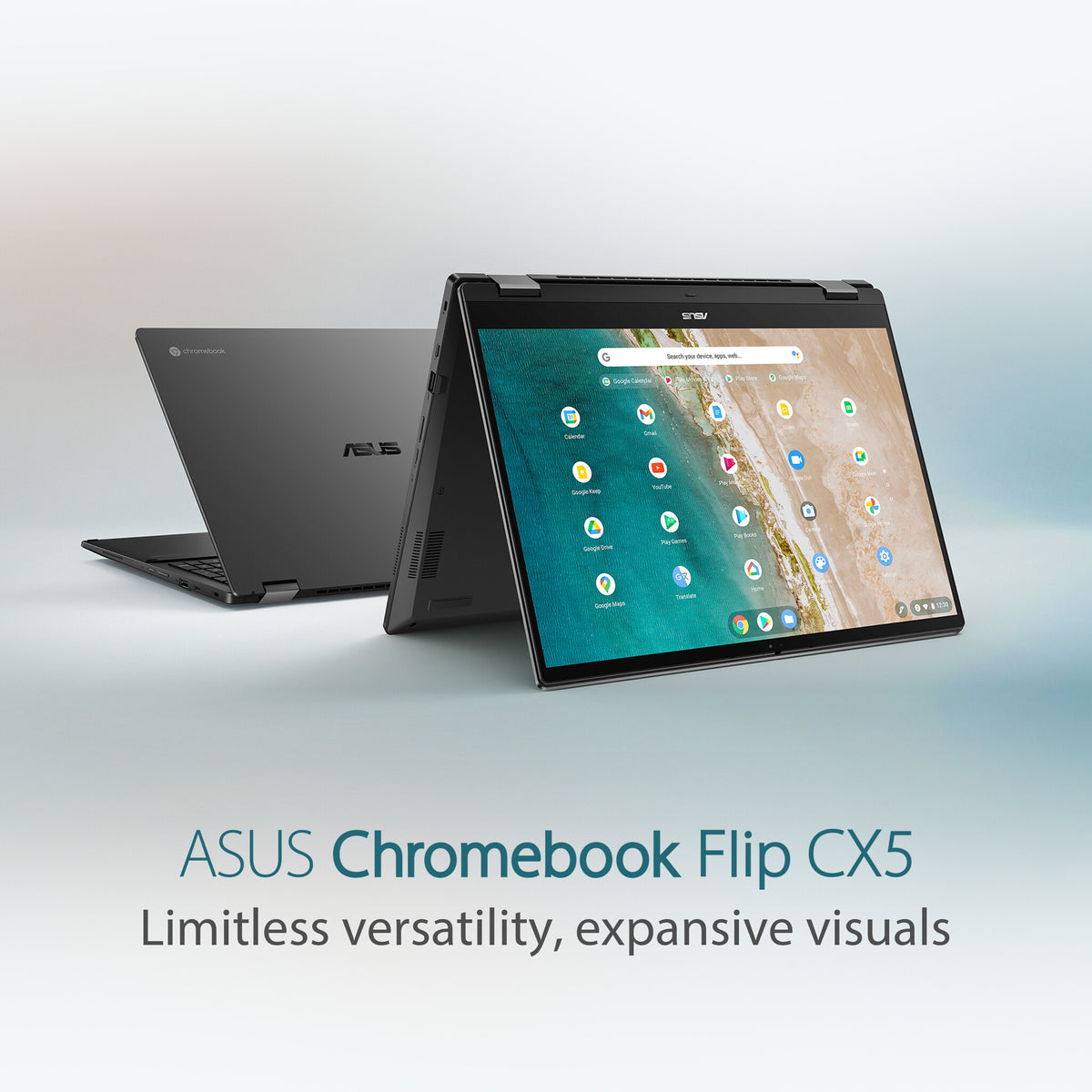 ASUS Chromebook - 40.6 cm (16&quot;) - Touchscreen - Intel® Core™ i5-1235U - 8 GB LPDDR4x-SDRAM - 256 GB SSD - Wi-Fi 6E - ChromeOS - Grey