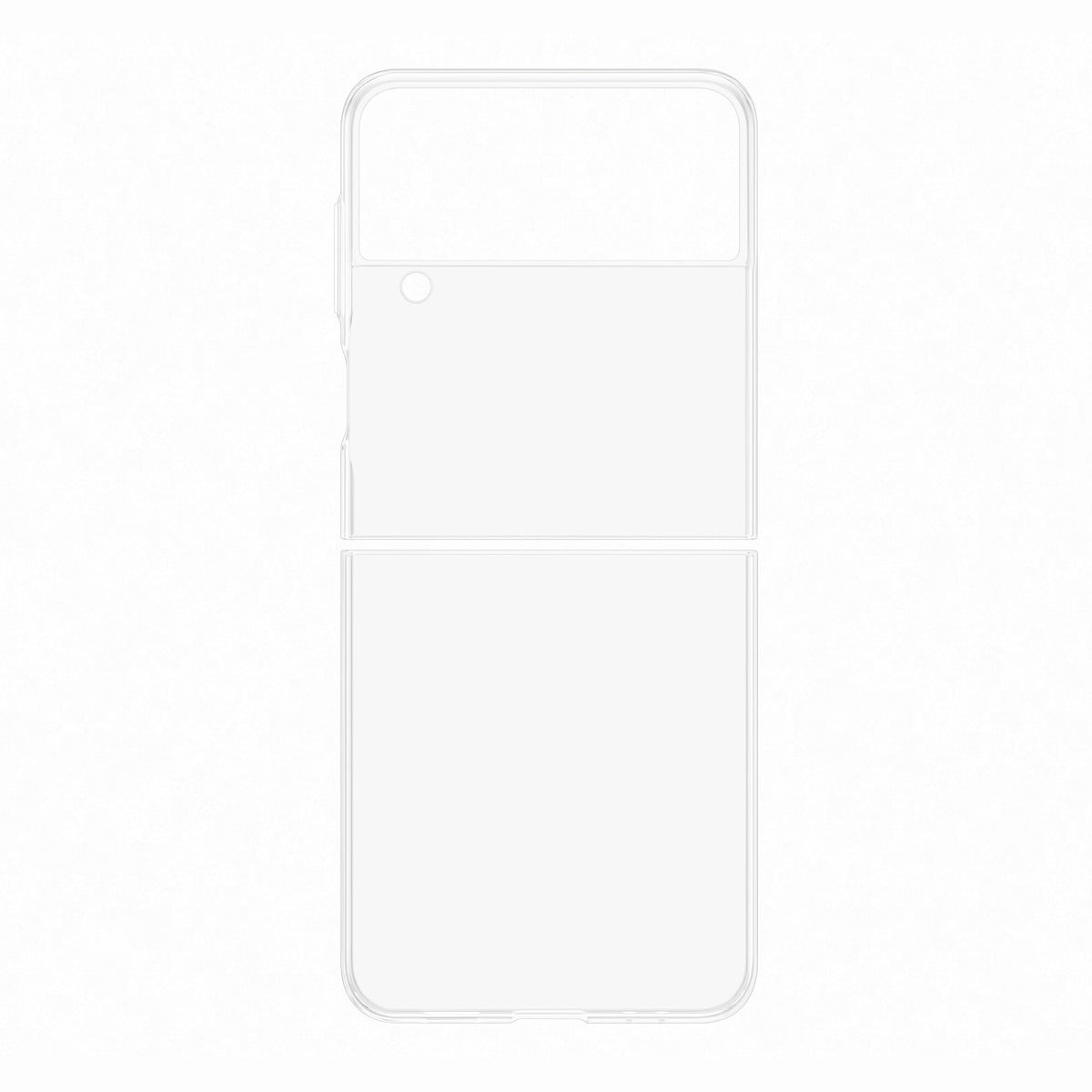 Samsung Clear Slim Cover for Galaxy Z Flip4 in Transparent