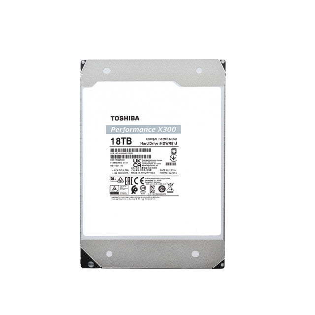 Toshiba X300 - 7200 RPM Serial ATA III 3.5&quot; HDD - 18 TB