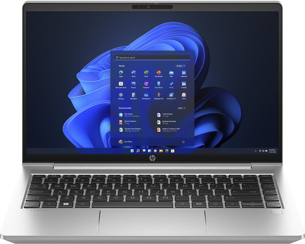 HP ProBook 445 G10 Laptop 35.6 cm (14&quot;) Full HD AMD Ryzen™ 5 7530U 8 GB DDR4-SDRAM 256 GB SSD Wi-Fi 6E (802.11ax) Windows 11 Pro Silver
