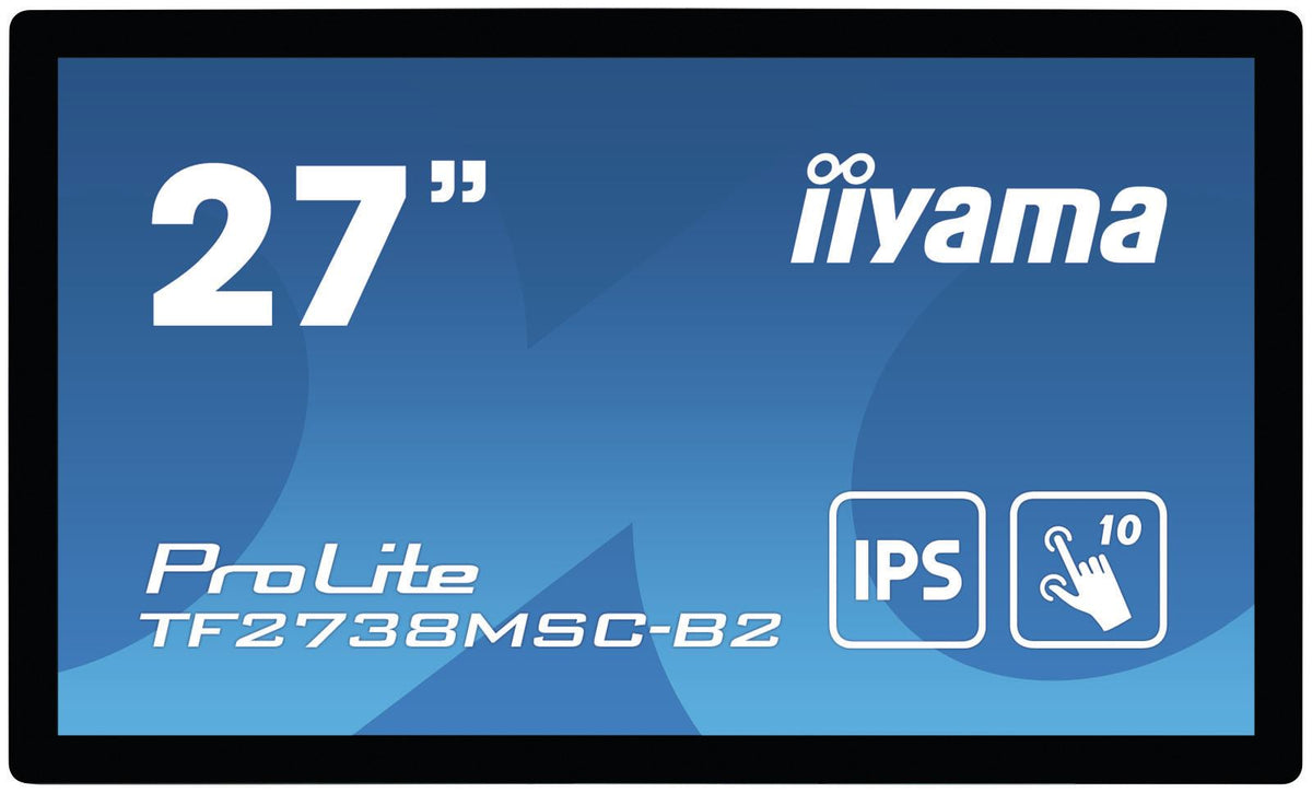 iiyama ProLite TF2738MSC-B2 Computer Monitor 68.6 cm (27&quot;) 1920 x 1080 pixels Full HD LED Touchscreen Multi-user Black