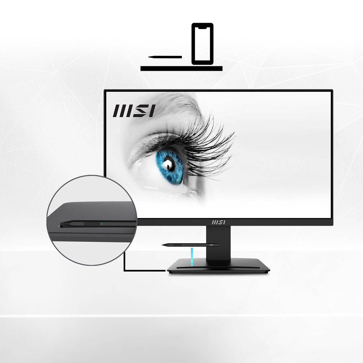 MSI Pro MP2412 - 60.5 cm (23.8&quot;) - 1920 x 1080 pixels Full HD LCD Monitor