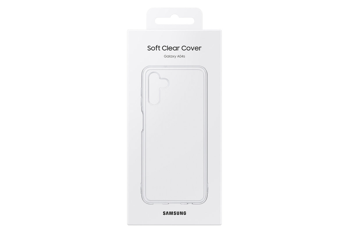 Samsung Soft Clear Cover for Galaxy A04s in Transparent
