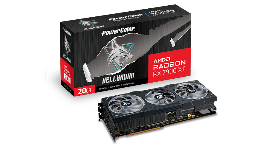 PowerColor Hellhound OC - AMD 20 GB GDDR6 Radeon RX 7900 XT graphics card