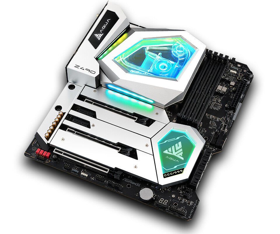 Asrock Z490 Aqua Extended ATX motherboard - Intel Z490 LGA 1700