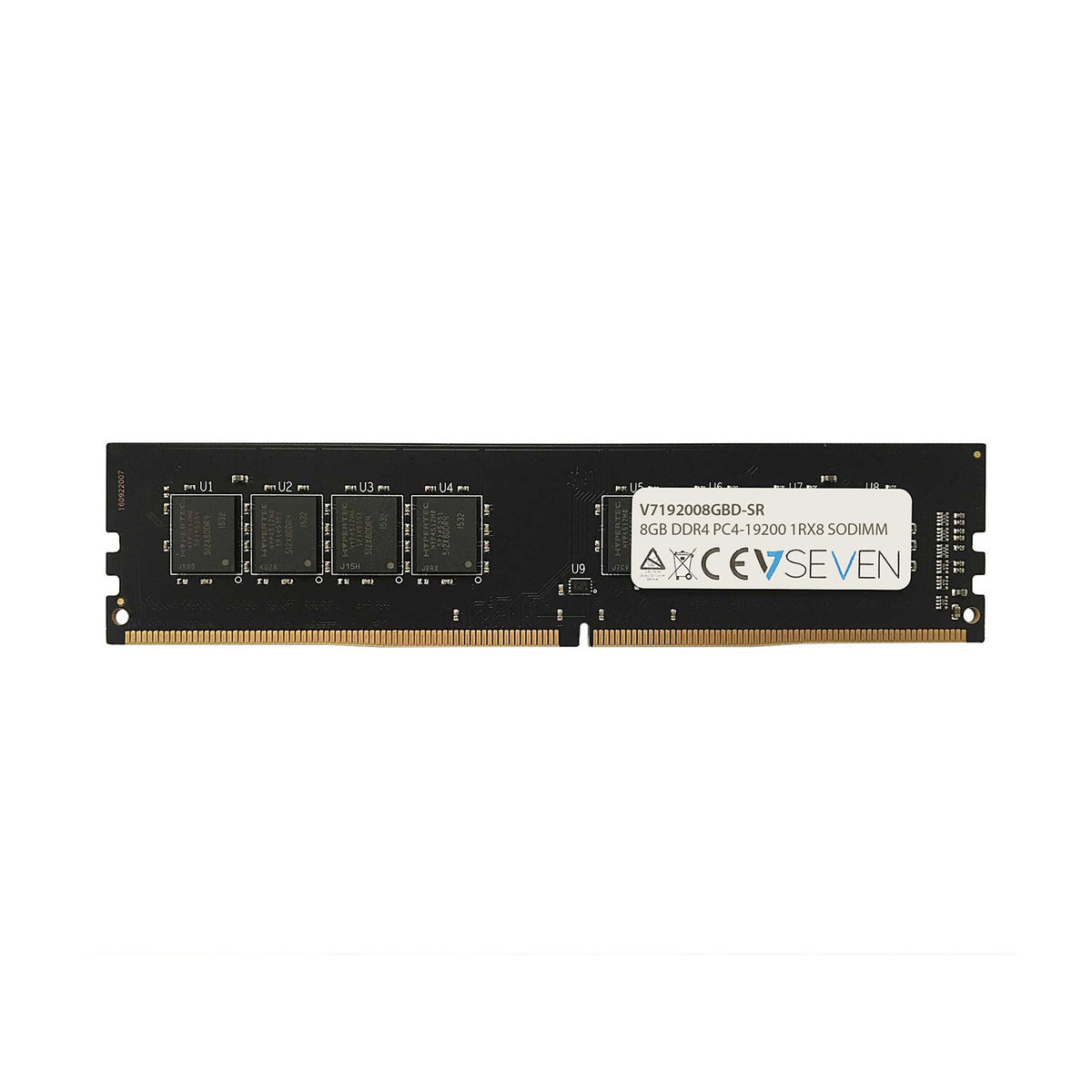 V7 PC4-19200 - 8 GB 1 x 8 GB DDR4 DIMM 2400 MHz memory module