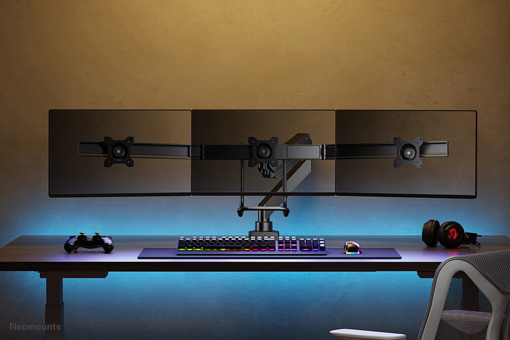 Neomounts NM-D775DX3BLACK - Desk monitor mount for 43.2 cm (17&quot;) to 68.6 cm (27&quot;)