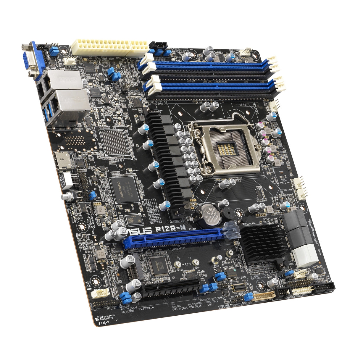 ASUS P12R-M micro ATX motherboard - Intel C252 LGA 1200