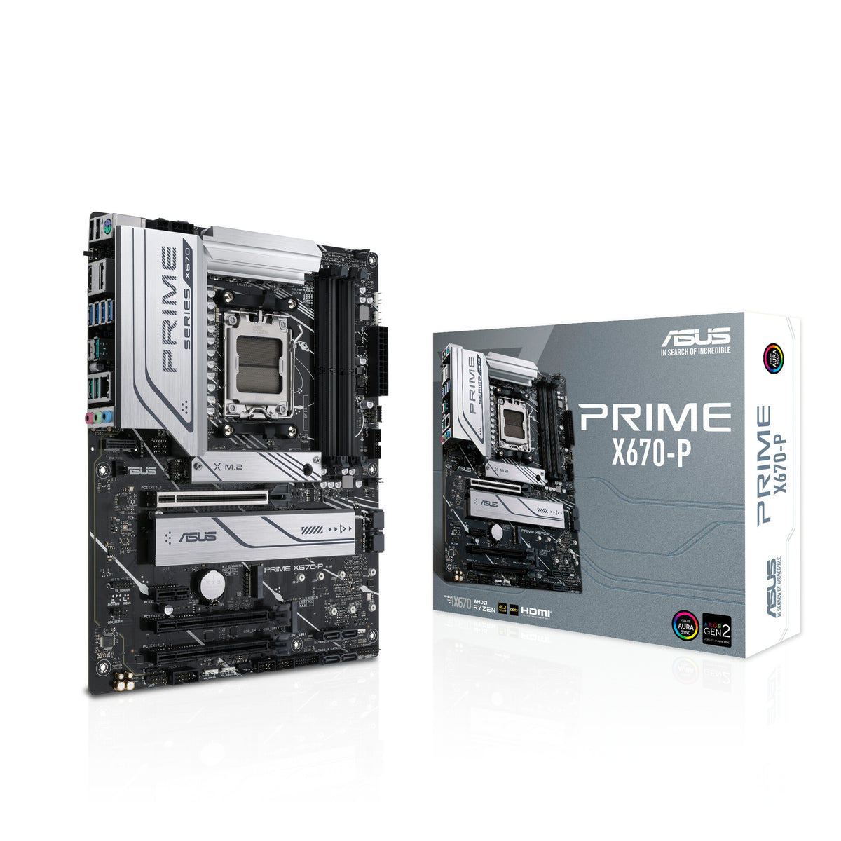 ASUS PRIME X670-P ATX motherboard - AMD X670 Socket AM5