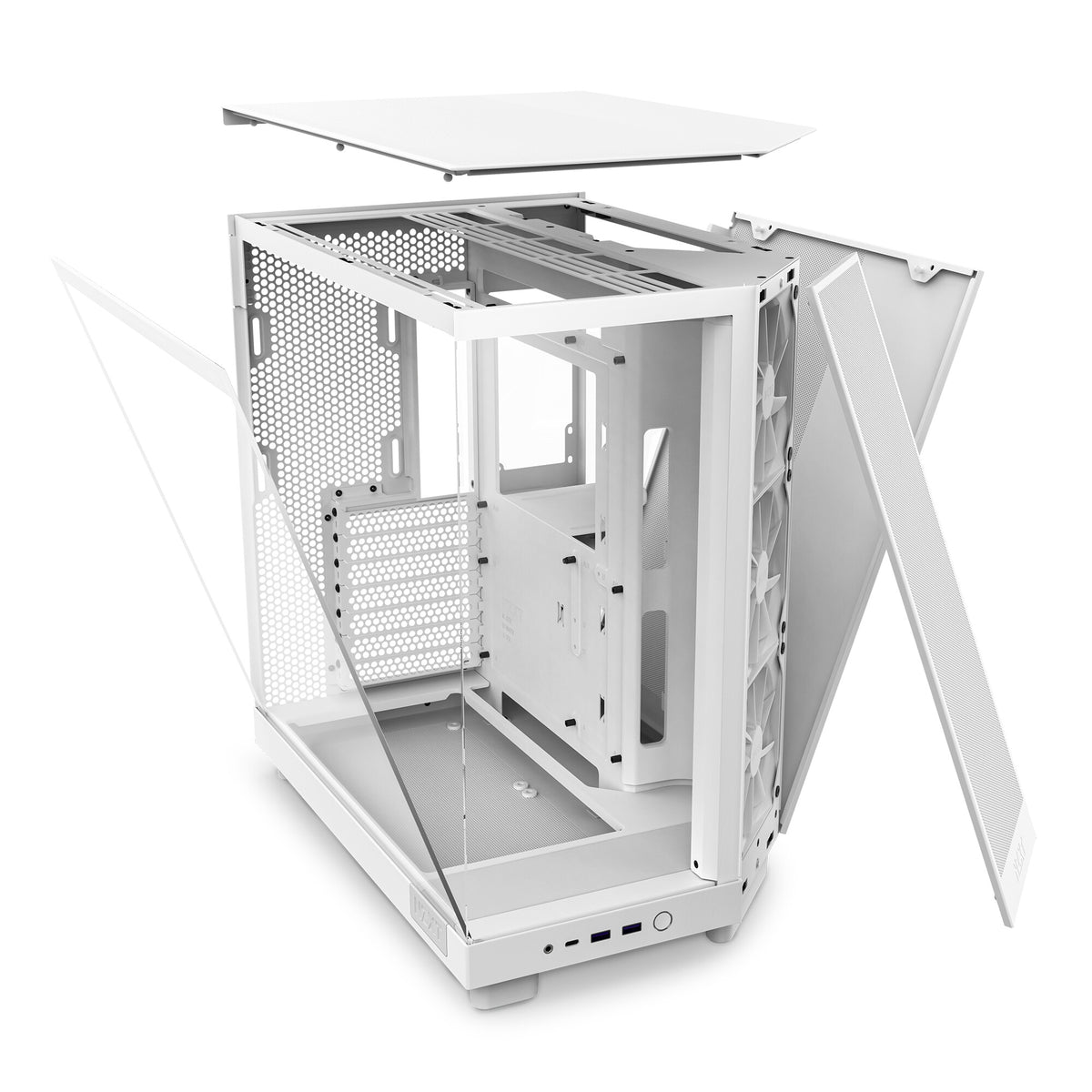 NZXT H6 Flow - ATX Mid Tower Case in White