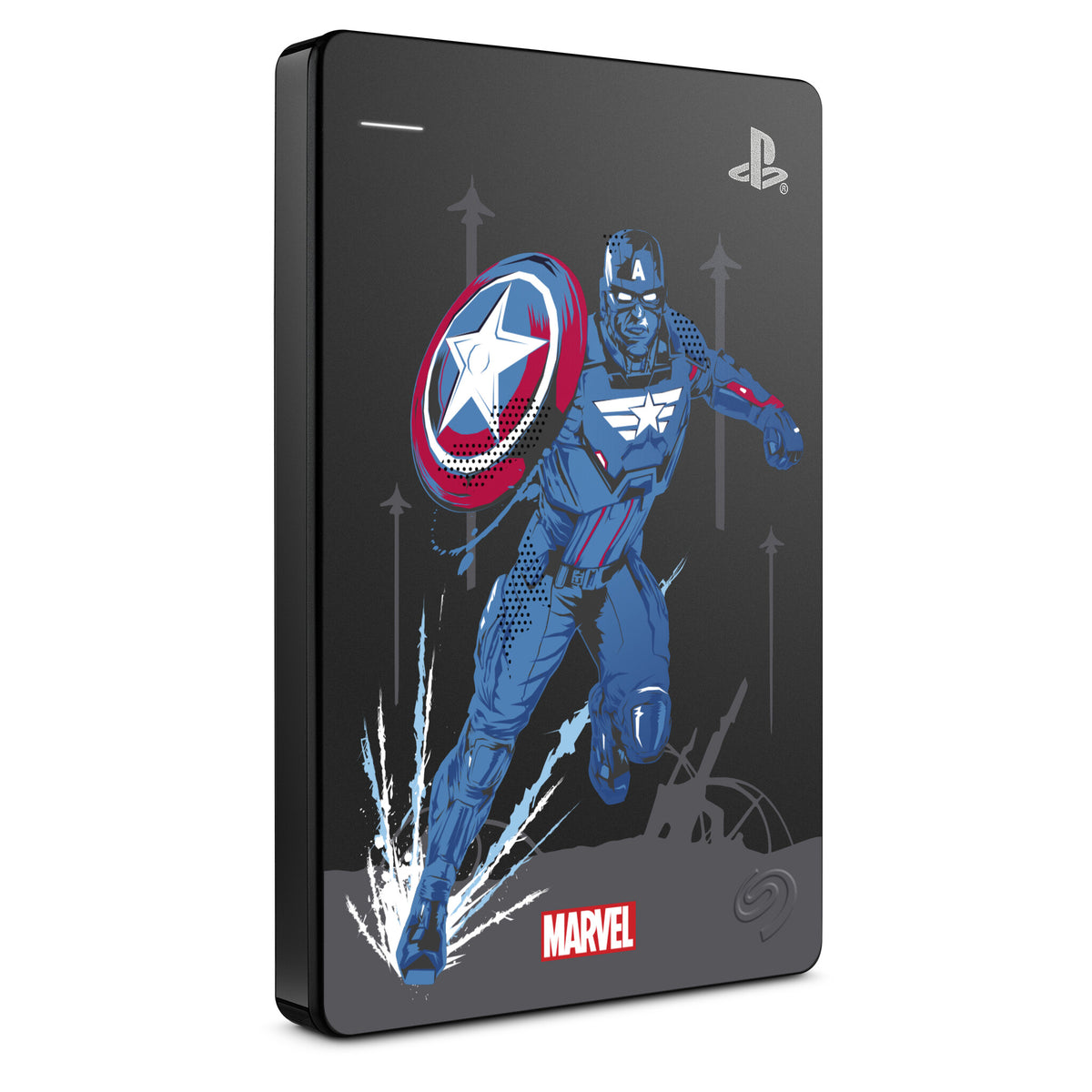 Seagate Game Drive for PS4 - Marvels Avengers Captain America Special Edition - External HDD - 2 TB