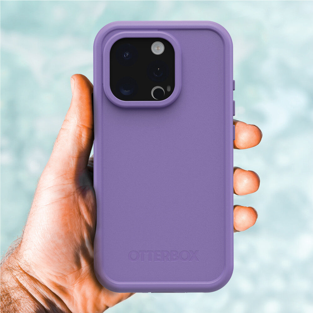 OtterBox Frē Series for iPhone 15 Pro in Rule of Plum (Purple)