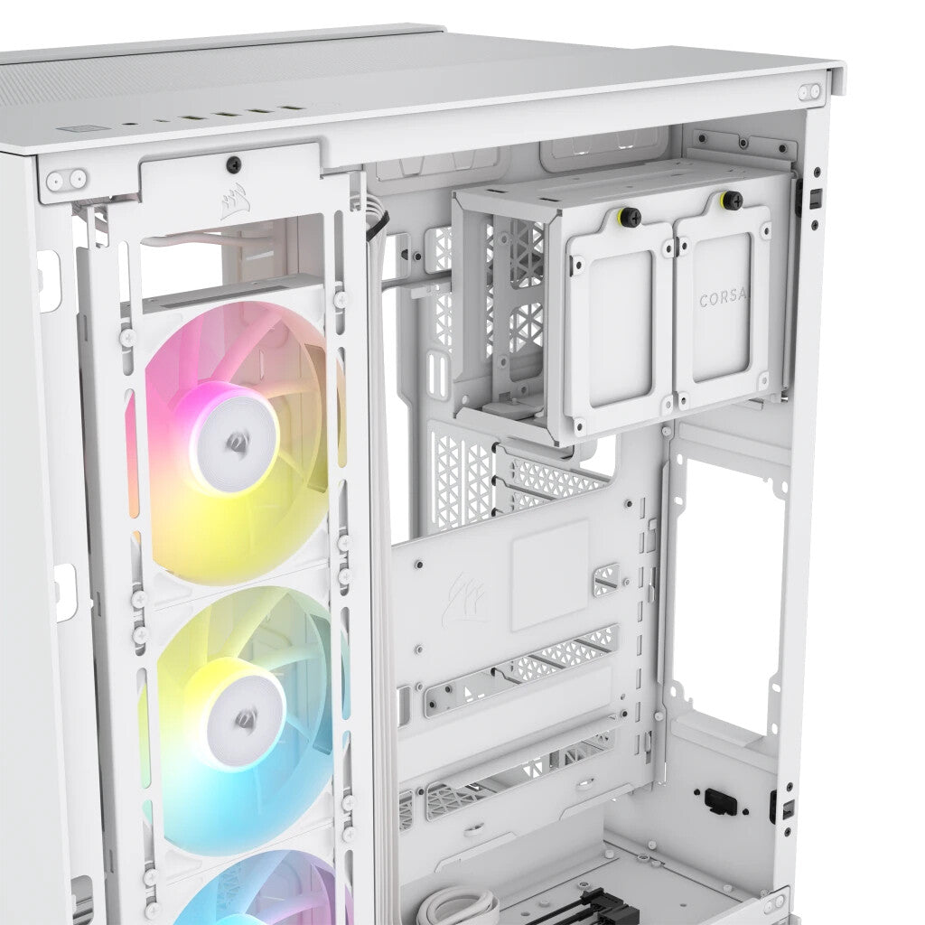 Corsair iCUE LINK 6500X RGB ATX Mid Tower Case in White