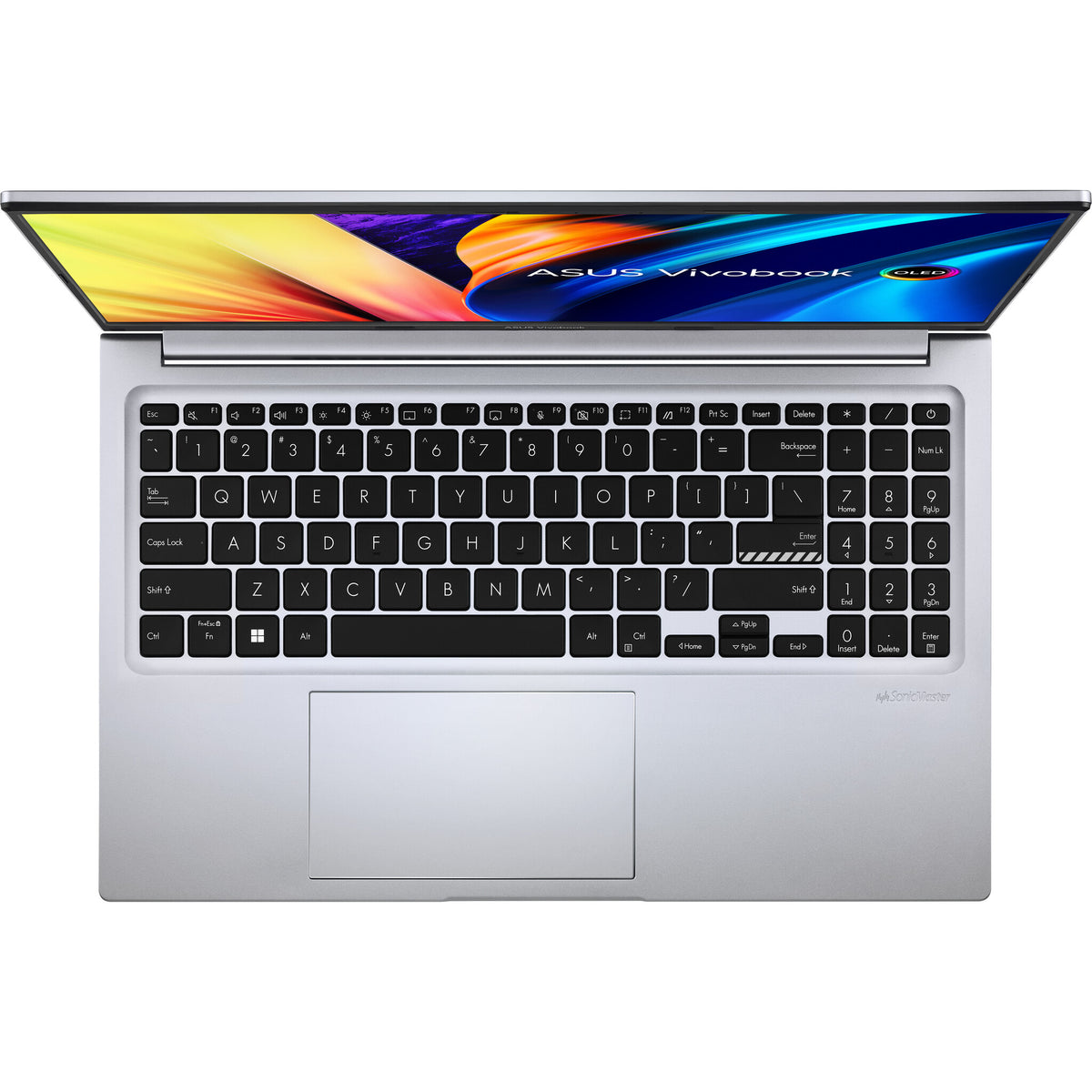 ASUS Vivobook 15 OLED Laptop - 39.6 cm (15.6&quot;) - Intel® Core™ i5-1235U - 16 GB DDR4-SDRAM - 512 GB SSD - Wi-Fi 6 - Windows 11 Home - Silver