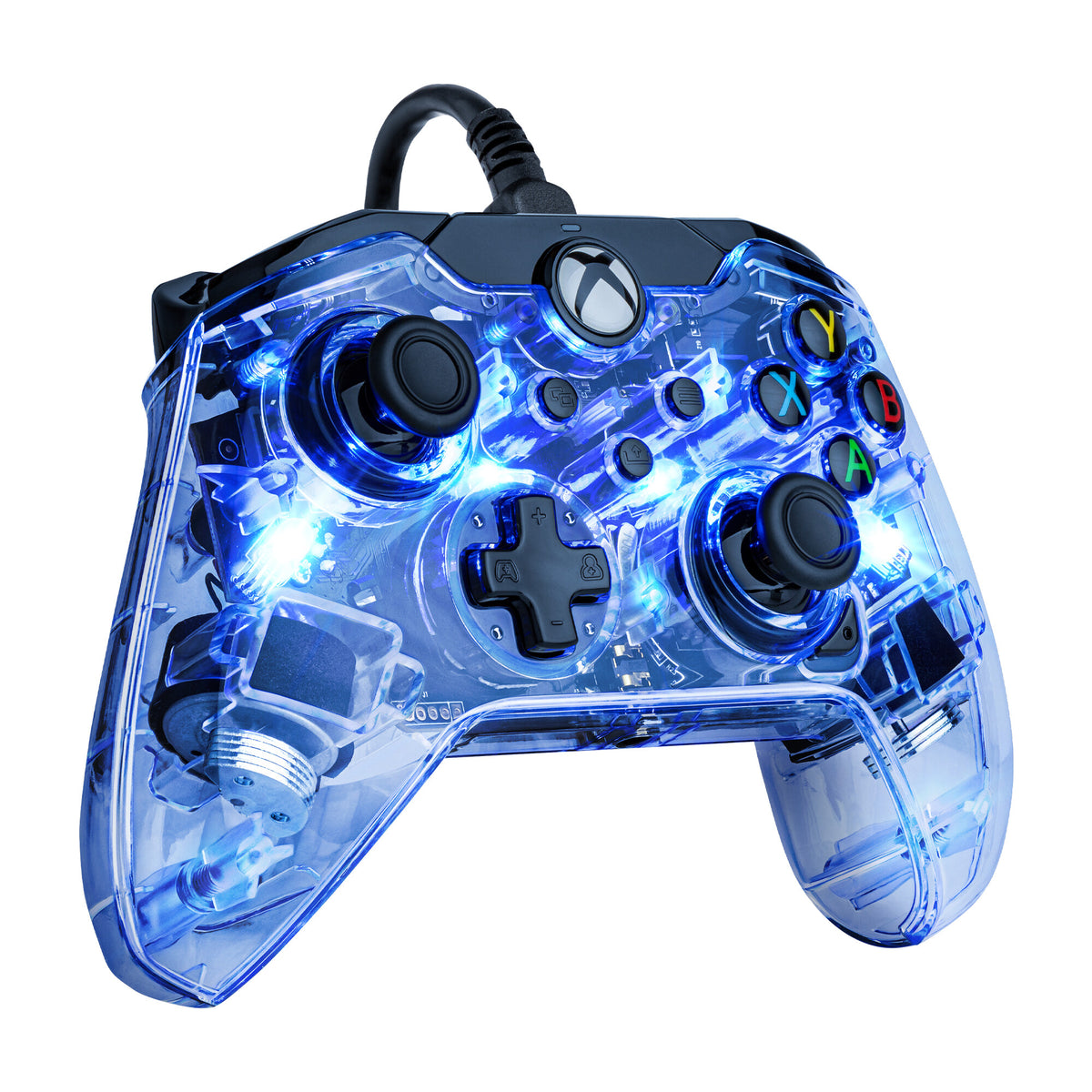 PDP Afterglow - Wired USB Gamepad for Xbox Series X|S in Transparent Blue