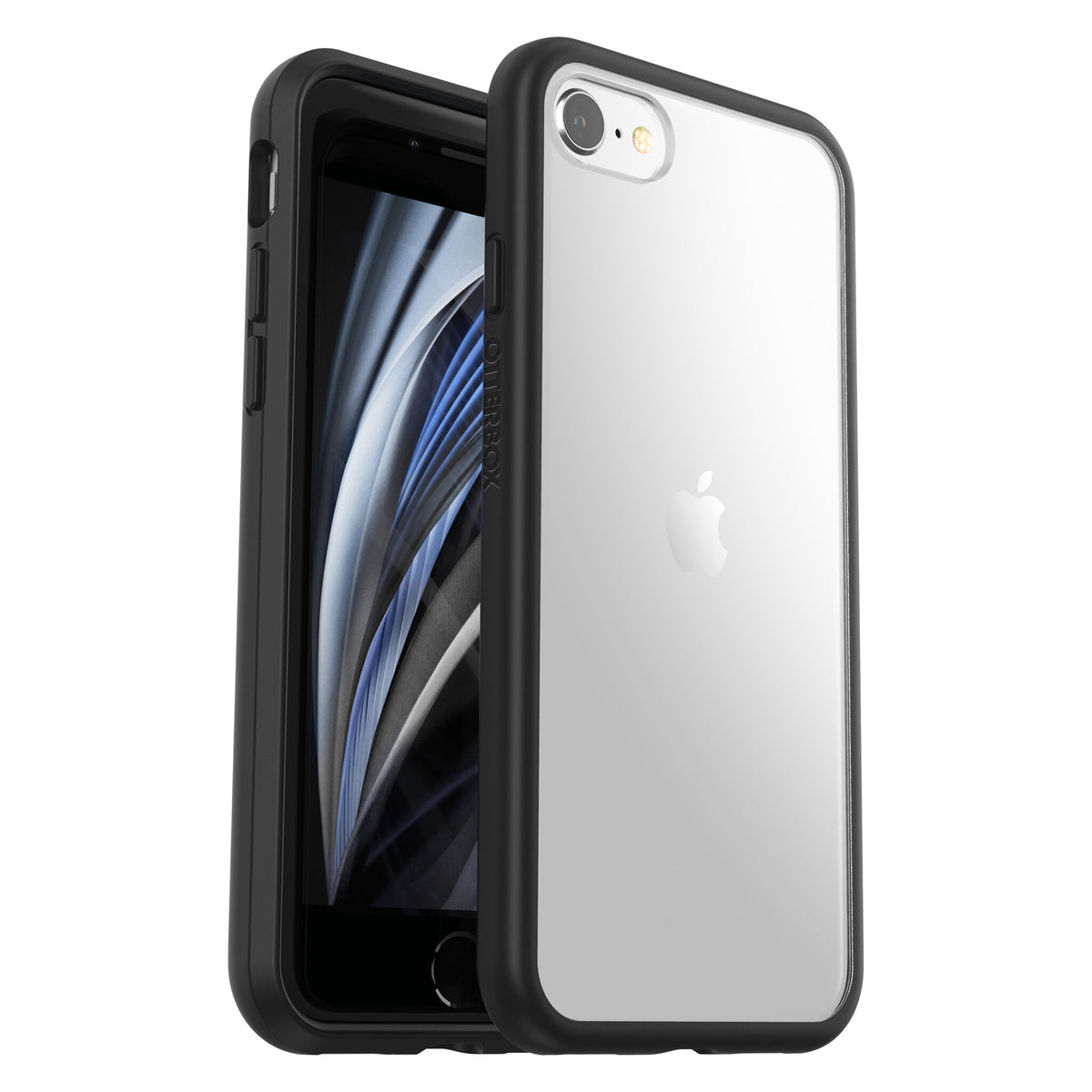 OtterBox React Series for iPhone SE (2nd gen) / 8 / 7 in Transparent / Black