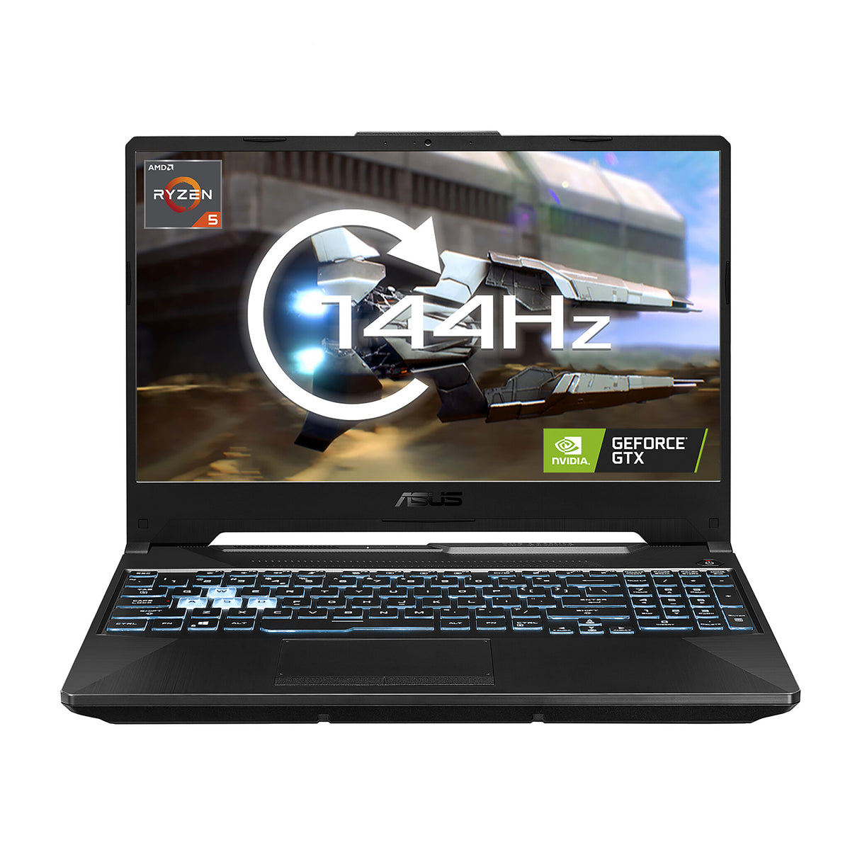 ASUS TUF Gaming A15 Laptop 39.6 cm - (15.6&quot;) - AMD Ryzen™ 5 7535HS - 8 GB DDR5-SDRAM - 512 GB SSD - NVIDIA GeForce RTX 3050 - Wi-Fi 6 - Windows 11 Home - Black