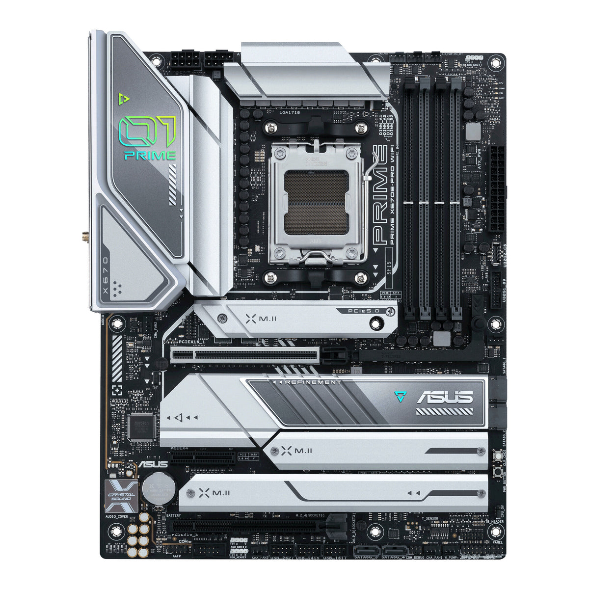 ASUS PRIME X670E-PRO WIFI - AMD X670 Socket AM5 - ATX motherboard