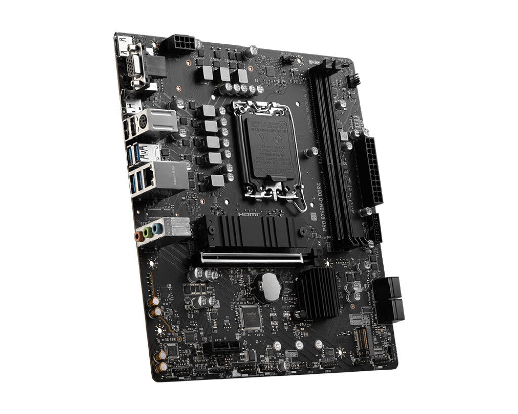 MSI PRO B760M-G DDR4 micro ATX motherboard - Intel B760 LGA 1700