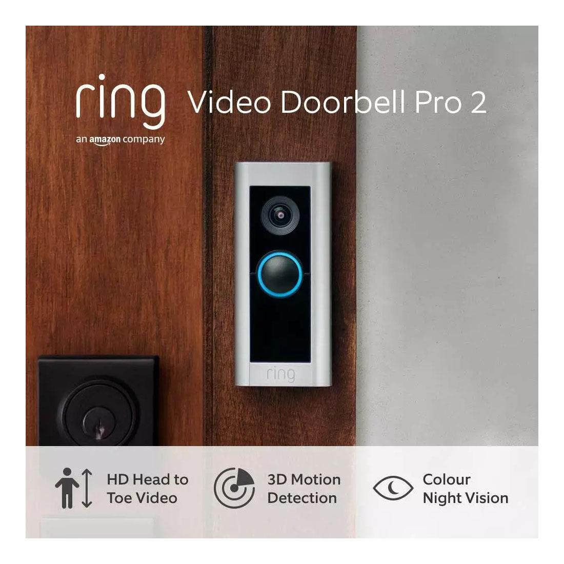 Ring Video Doorbell Pro 2 Hardwired  - Refurbished