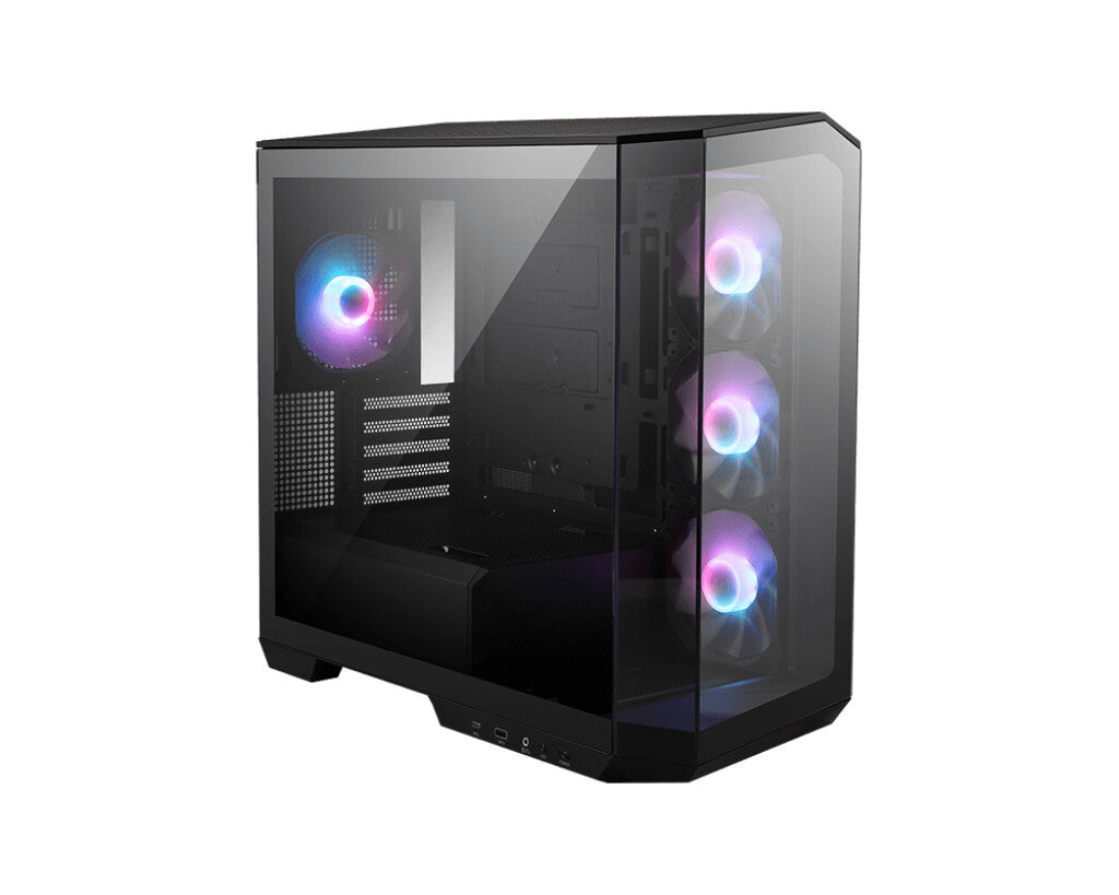 MSI MAG PANO M100R PZ - MicroATX Mid Tower Case in Black