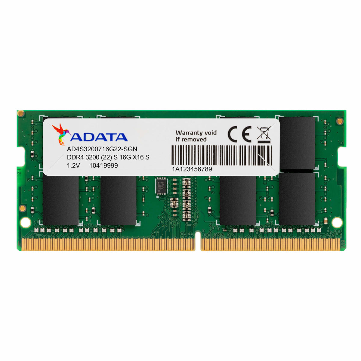 ADATA -  8 GB 1 x 8 GB DDR4 SO-DIMM 3200 MHz memory module