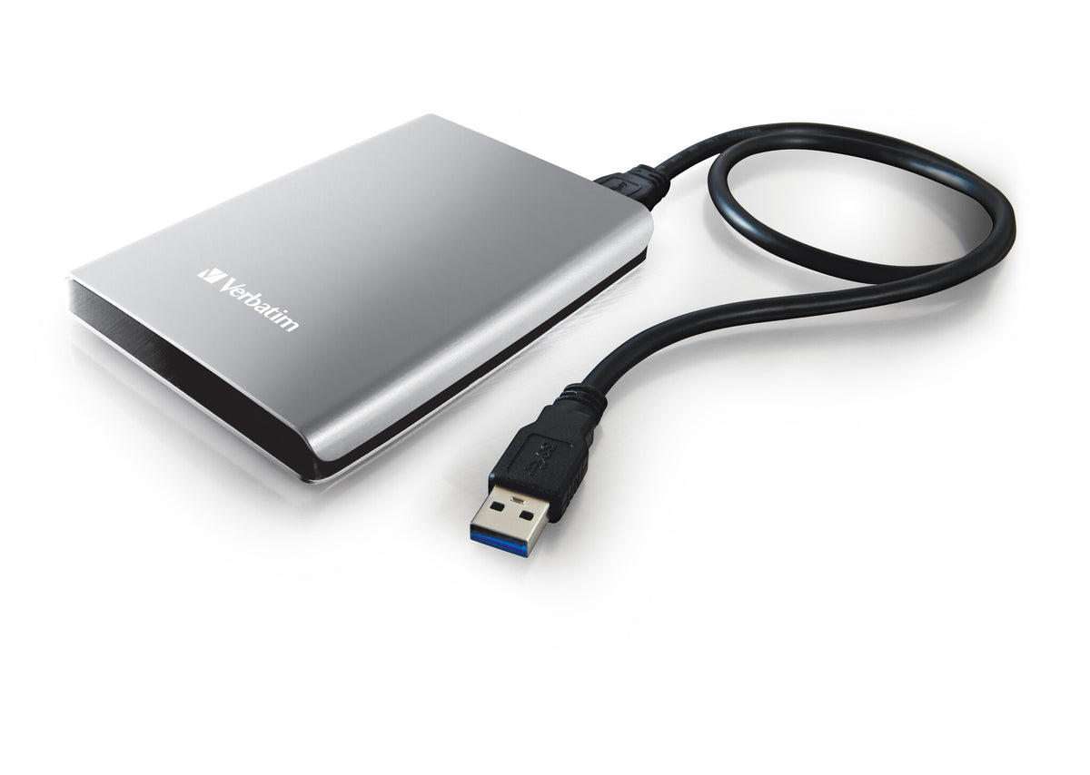 Verbatim Store &#39;n&#39; Go USB 3.0 Portable Hard Drive in Silver - 1 TB