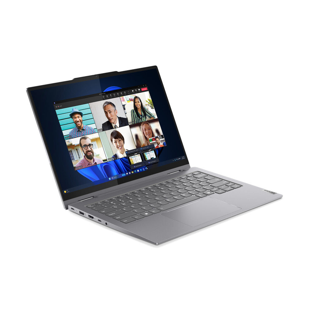 Lenovo ThinkBook 14 Hybrid (2-in-1) - 35.6 cm (14&quot;) - Touchscreen - Intel Core Ultra 7 155U - 16 GB DDR5-SDRAM - 512 GB SSD - Wi-Fi 6E - Windows 11 Pro - Grey