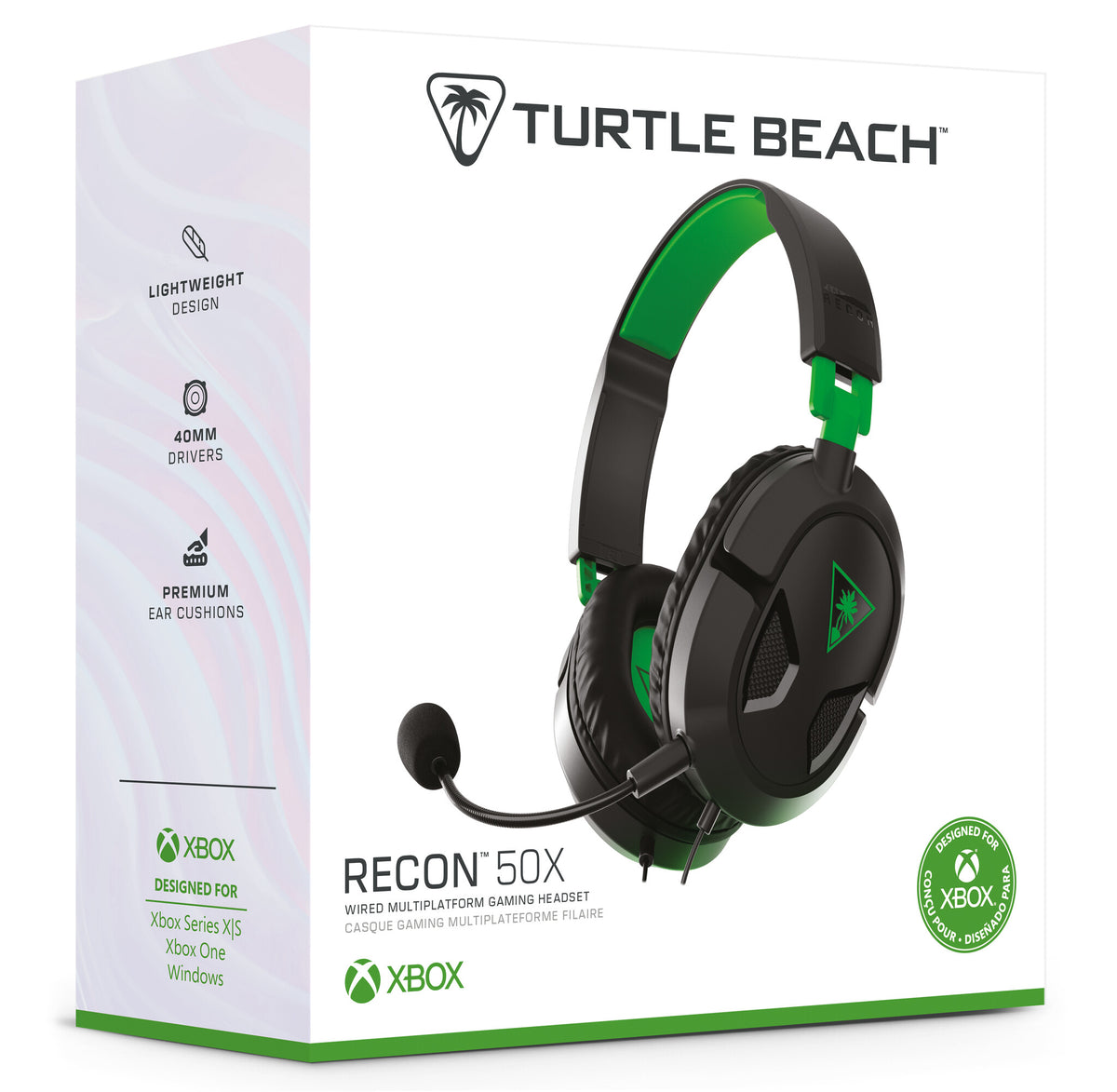 Turtle Beach Recon 50 - Wired Gaming Headset in Black / Green