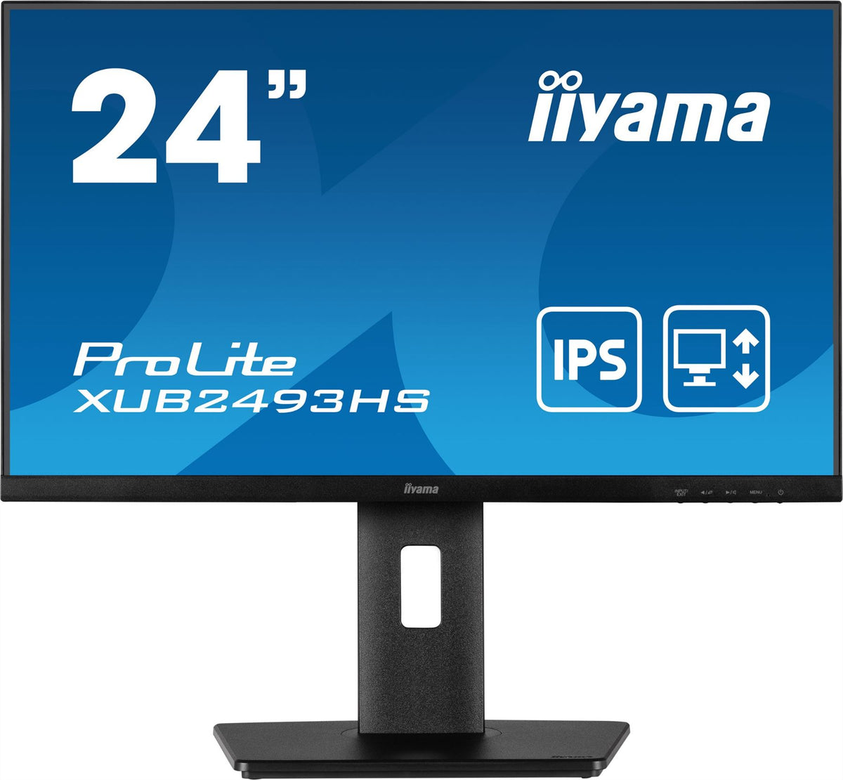 iiyama ProLite XUB2493HS-B5 LED display 60.5 cm (23.8&quot;) 1920 x 1080 pixels Full HD Black Monitor