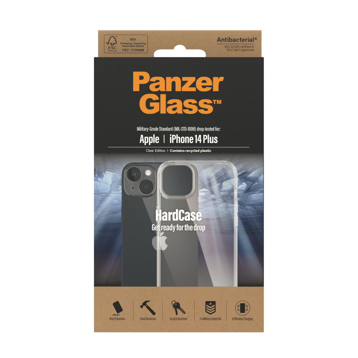 PanzerGlass ® HardCase for iPhone 14 Plus in Clear