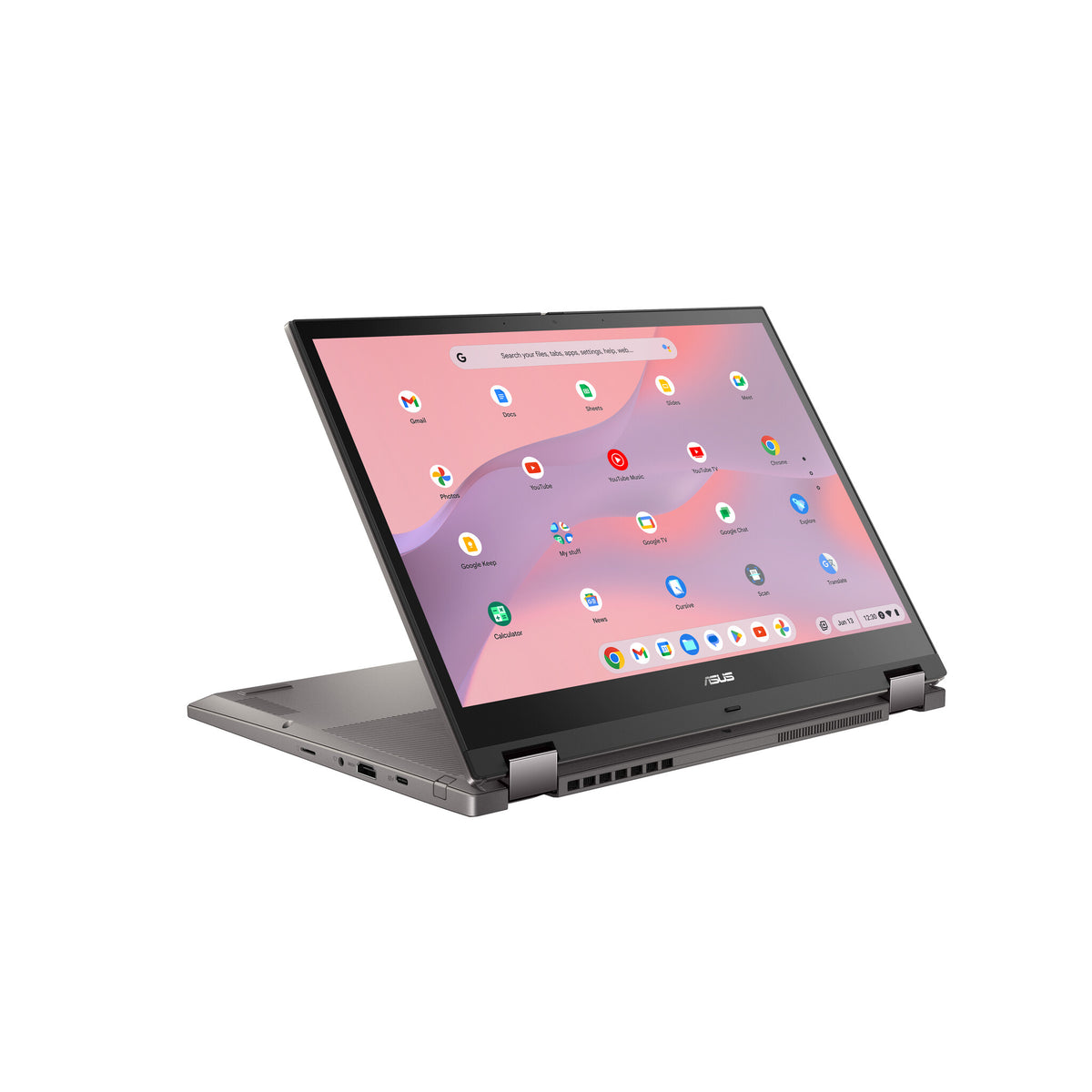 ASUS Chromebook CX34 Flip - 35.6 cm (14&quot;) - Touchscreen - Intel® Core™ i5-1235U - 8 GB LPDDR4x-SDRAM - 256 GB SSD - Wi-Fi 6E - ChromeOS - Grey